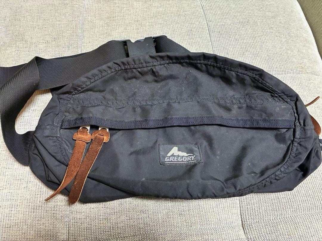 USA製】GREGORY グレゴリー 旧ロゴ ボティバッグ XS　ブラック USA製 GREGORY グレゴリー 旧ロゴ ボディバッグ S ブラック