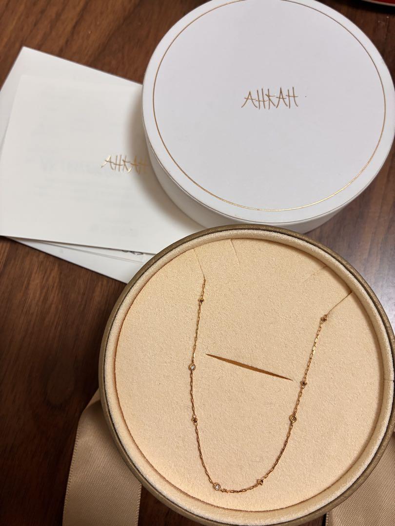 AHKAH コロネットネックレス 18Kイエローゴールド