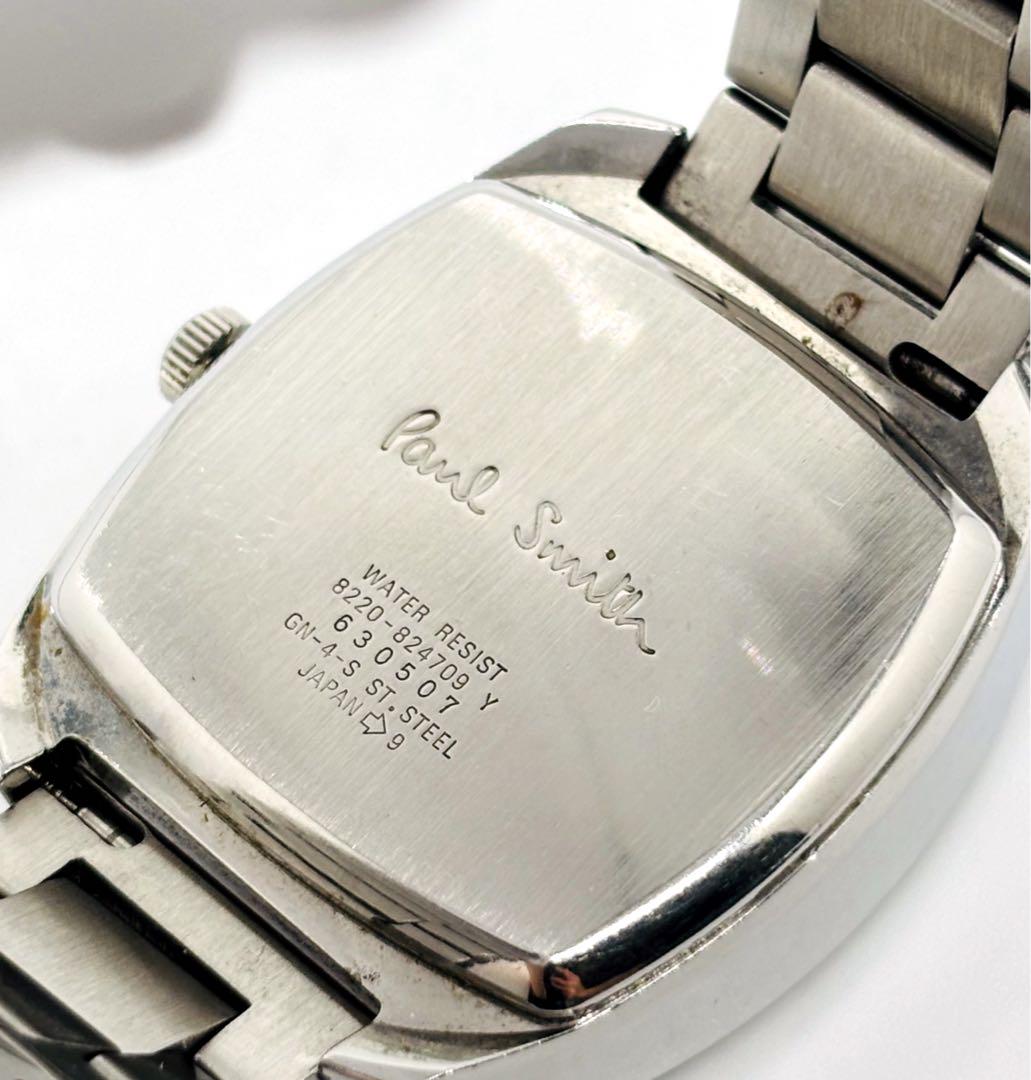 Paul Smith 時計 BBG-1149-SS 赤 ステンレス時計 Paul Smith 時計 BBG-1149-SS 赤 ステンレス時計