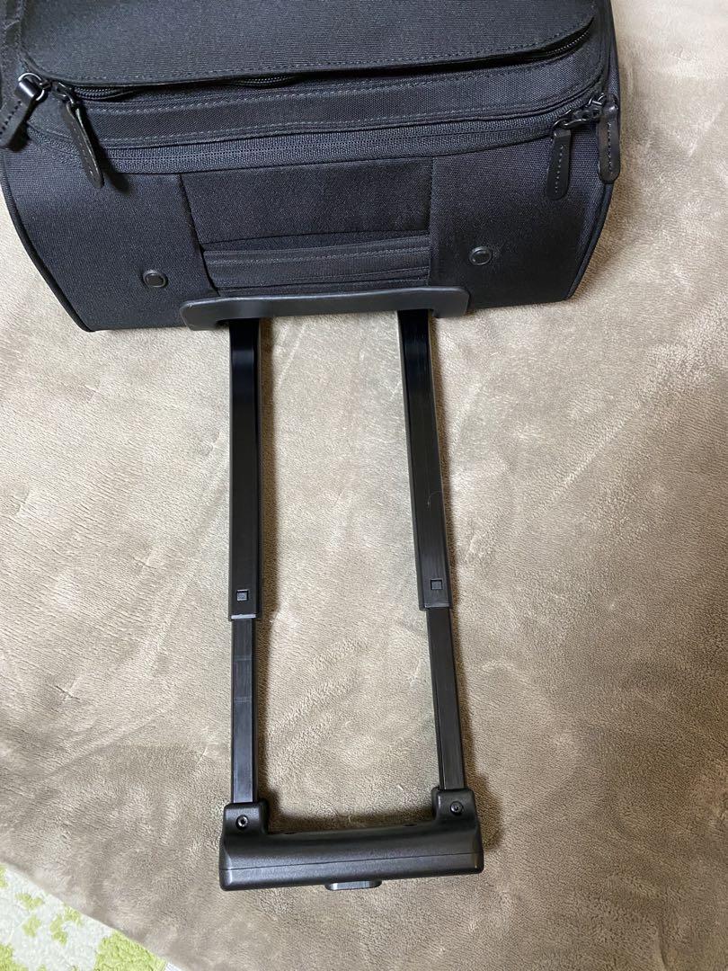 無印良品　ソフトキャリーバック　黒