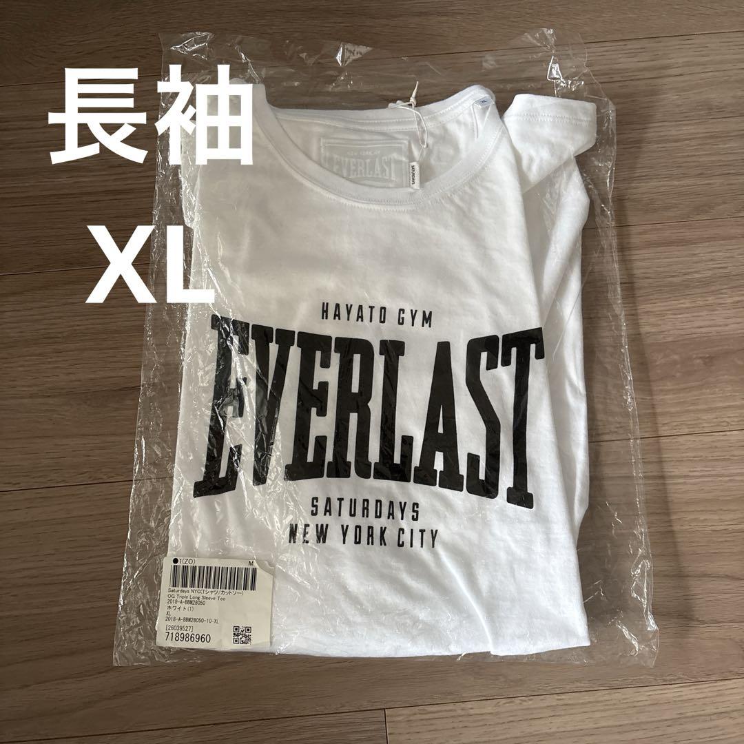 あなたにおすすめの商品 New Saturday York XL ホワイト 白 ロンT City メンズウェア