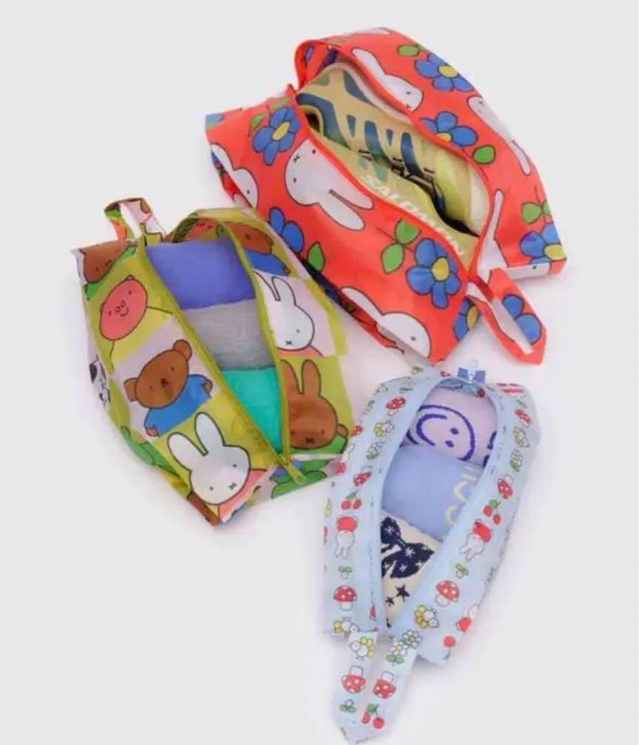 BAGGU ポーチセット ミッフィー 3D Zip Set 匿名発送