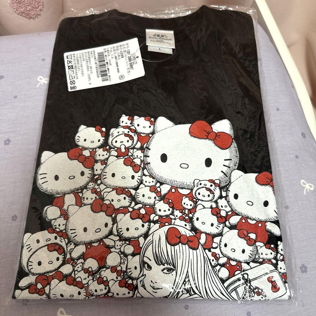 新品未開封Tシャツ ギャル富江×ハローキティ2枚セット　 サンリオ 新品未開封】伊藤潤二 × サンリオ ギャル富江 富江 ハローキティ