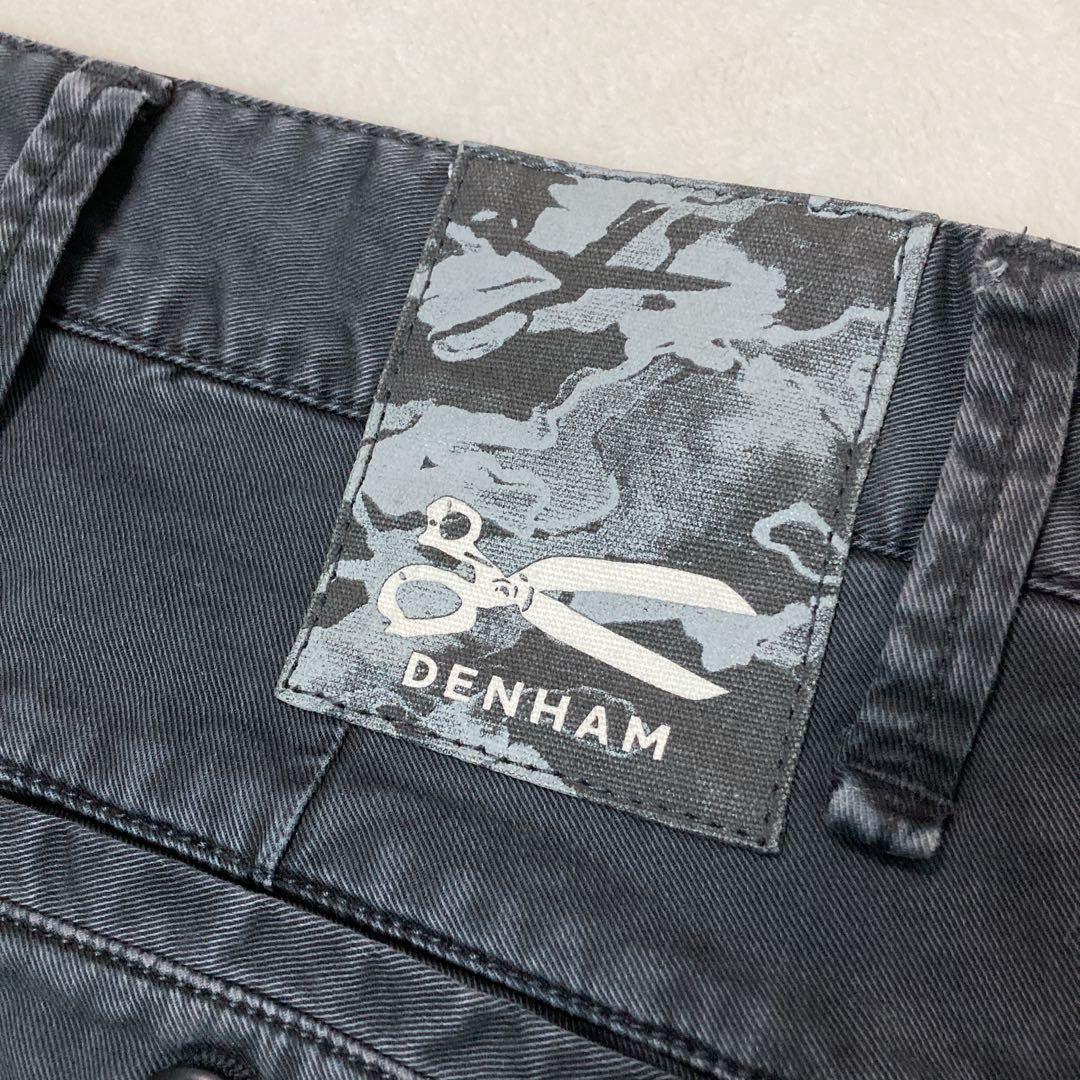 DENHAM デンハム MILAN スキニーフィット チノパン W30 BK