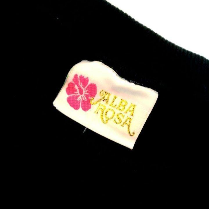 新品！！アルバローザ♥️定番グラデーションロゴ スウェットトレーナー♥️黒ブルー