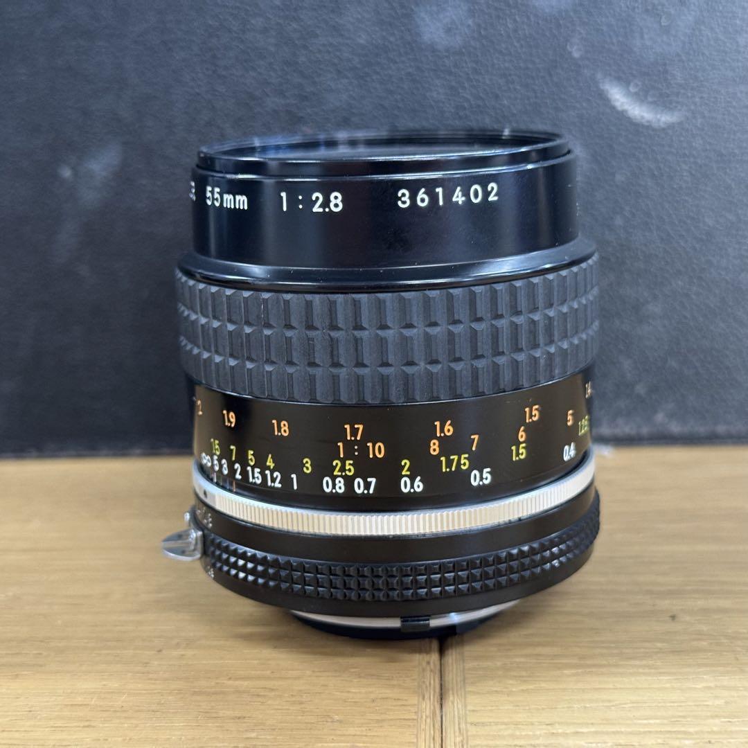 Nikon Micro-Nikkor 55mm F2.8 Ai-s 単焦点レンズ