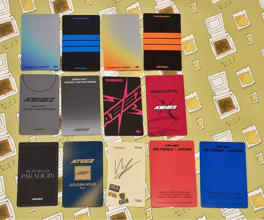 ATEEZ トレカまとめ売り　ヨサン　ウヨン　ジョンホ ATEEZ トレカ まとめ売り 会場限定 minirecord 等 ジョンホ