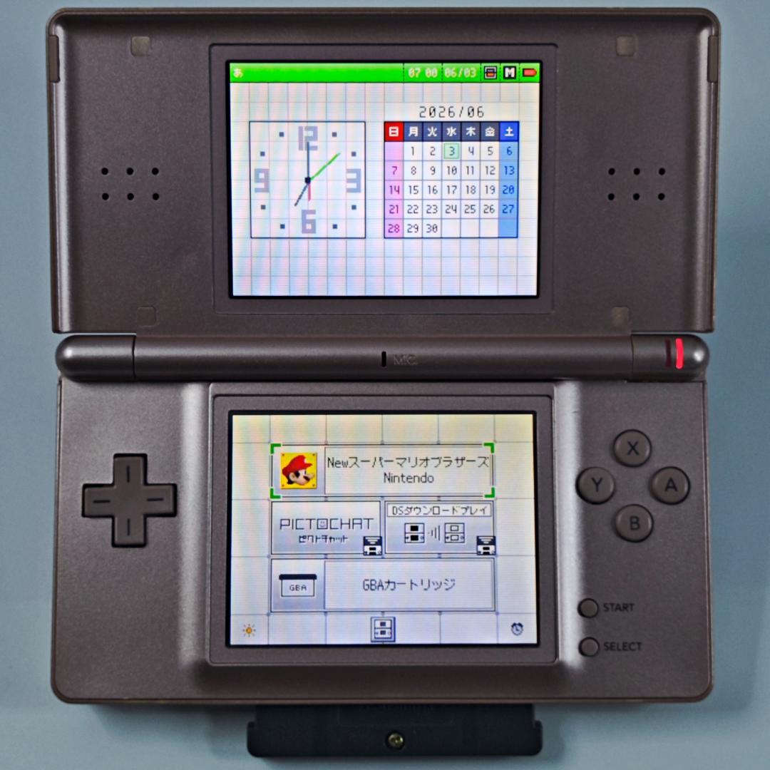 【状態良好/メンテ済み】ニンテンドーDS Lite メタリックロゼ D121