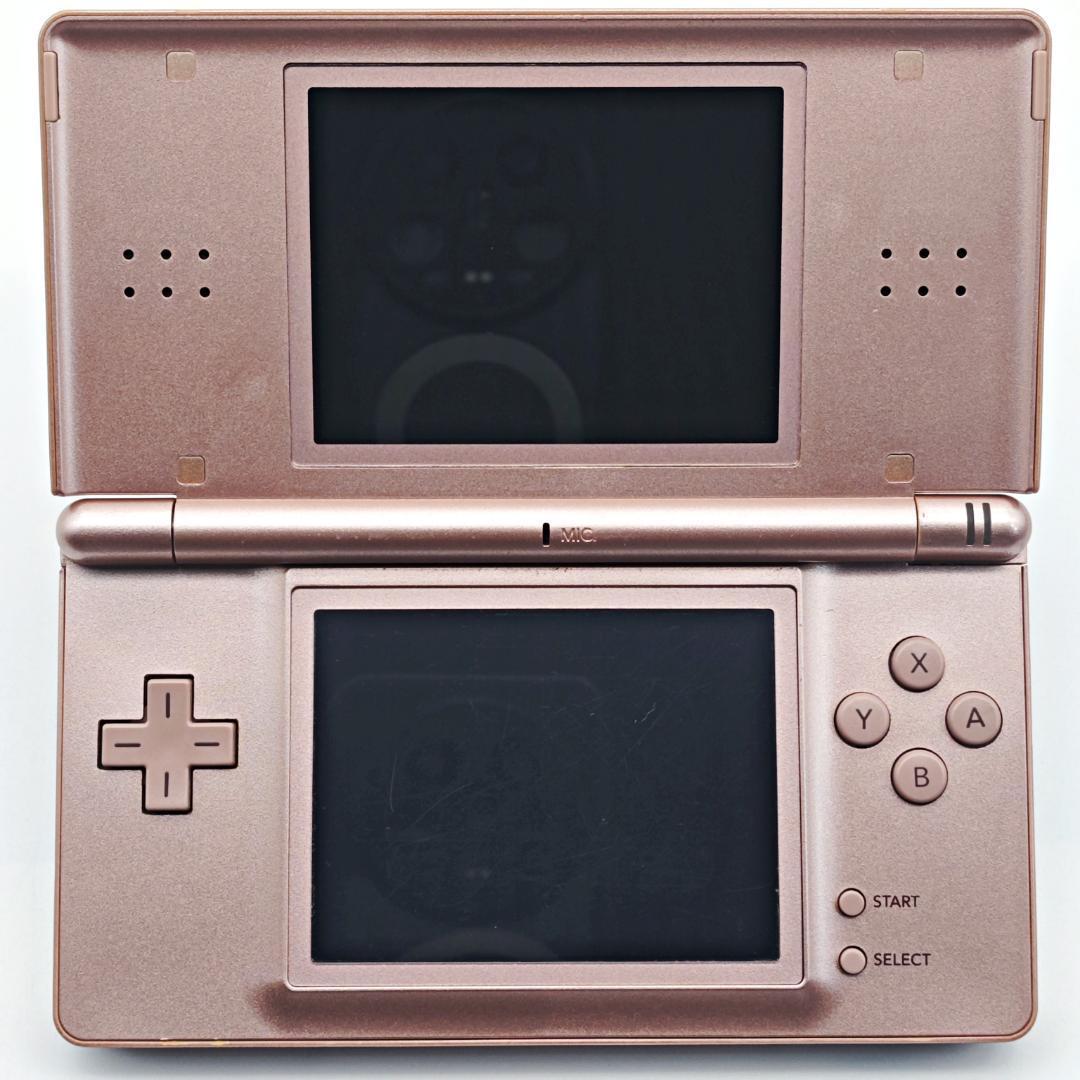 【状態良好/メンテ済み】ニンテンドーDS Lite メタリックロゼ D121