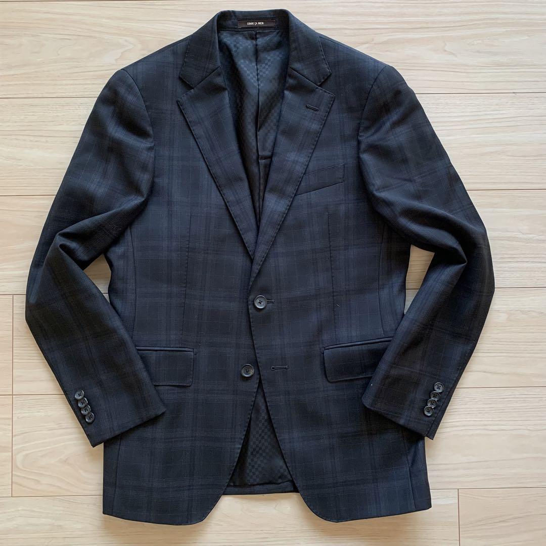 COMME CA MEN ビジネススーツ セットアップ CERRUTI Sサイズ