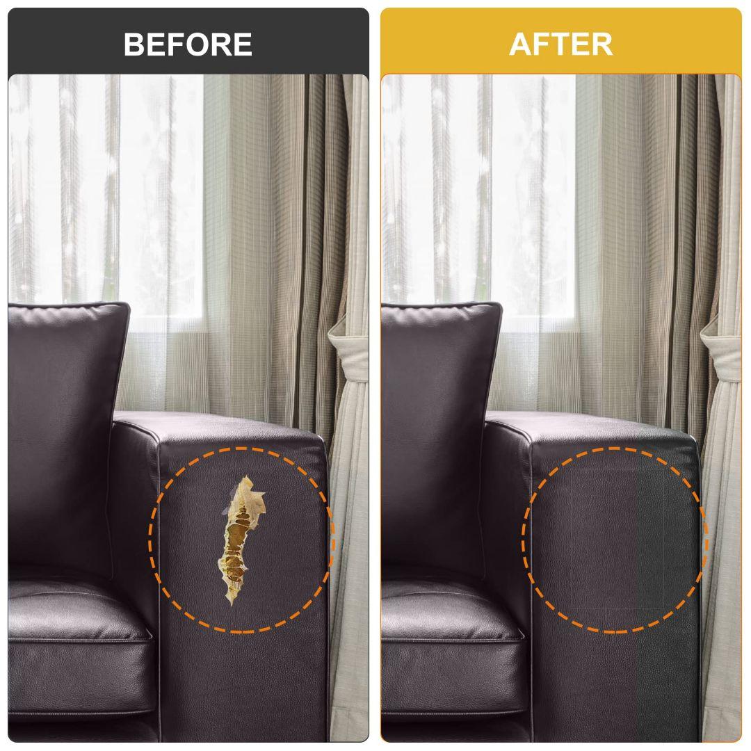 合皮 補修シート20×28cm 2枚入ソファー補修テープ コーヒー色 合皮 補修シート20×28cm 2枚入ソファー補修テープ コーヒー色