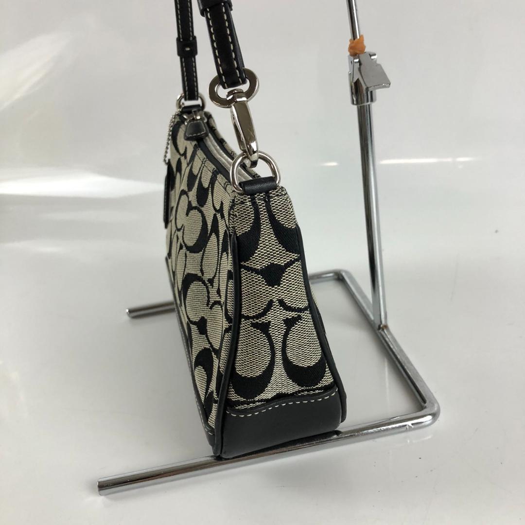 COACH コーチ シグネチャー ポーチ 小物入れ ブラック ブランド