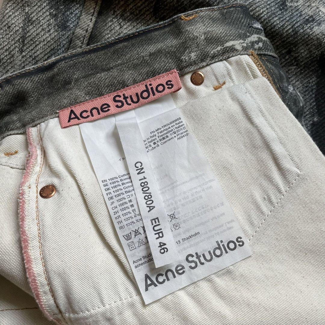46 ACNE STUDIOS 1981M ルーズフィットトラウザーズ 46 ACNE STUDIOS 1981M ルーズフィットトラウザーズ