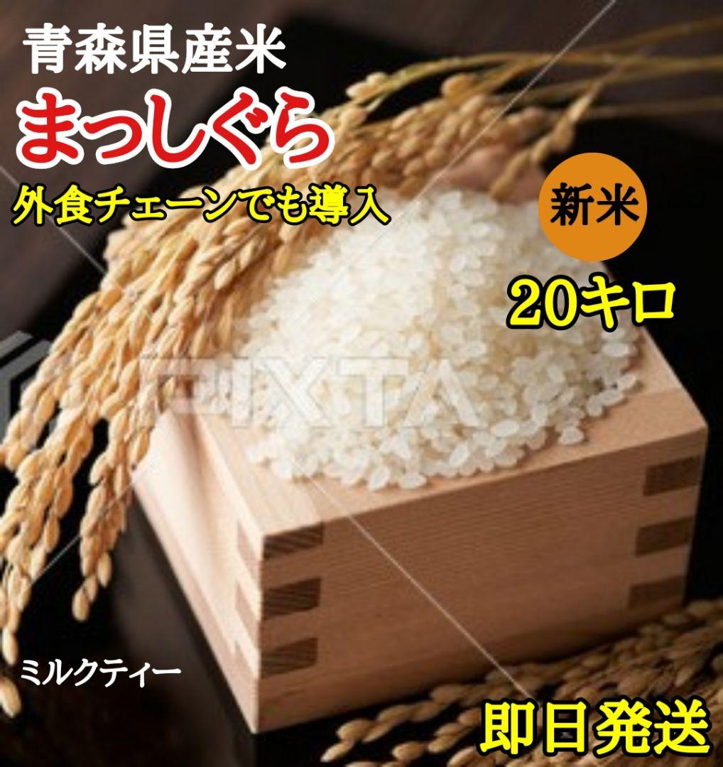 青森県新米　まっしぐら 20キロ 精米25.05　お米　新米　白米　10kg×2