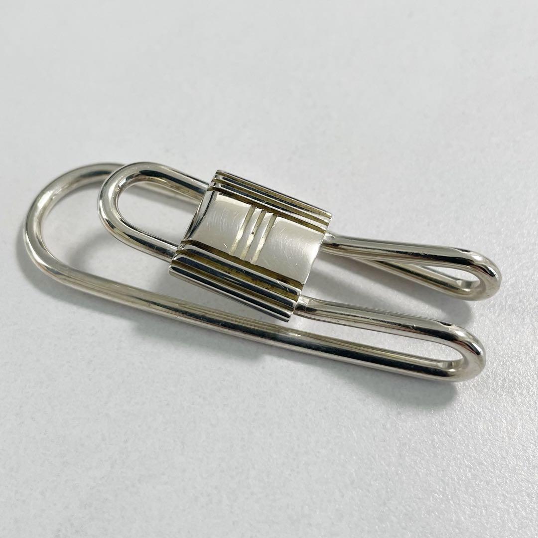 美品　HERMES　エルメス　カデナ　マネークリップ　シルバー925　小物