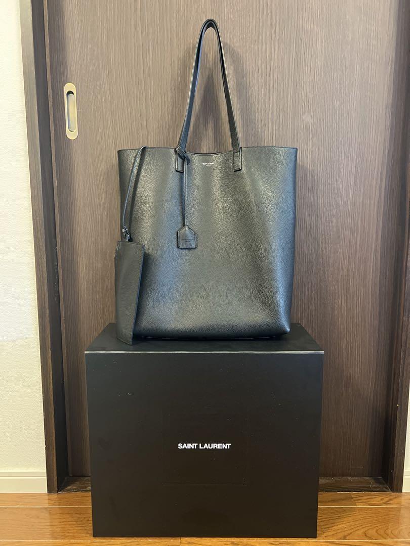Yves Saint Laurent トートバッグ キャンバス ブラック