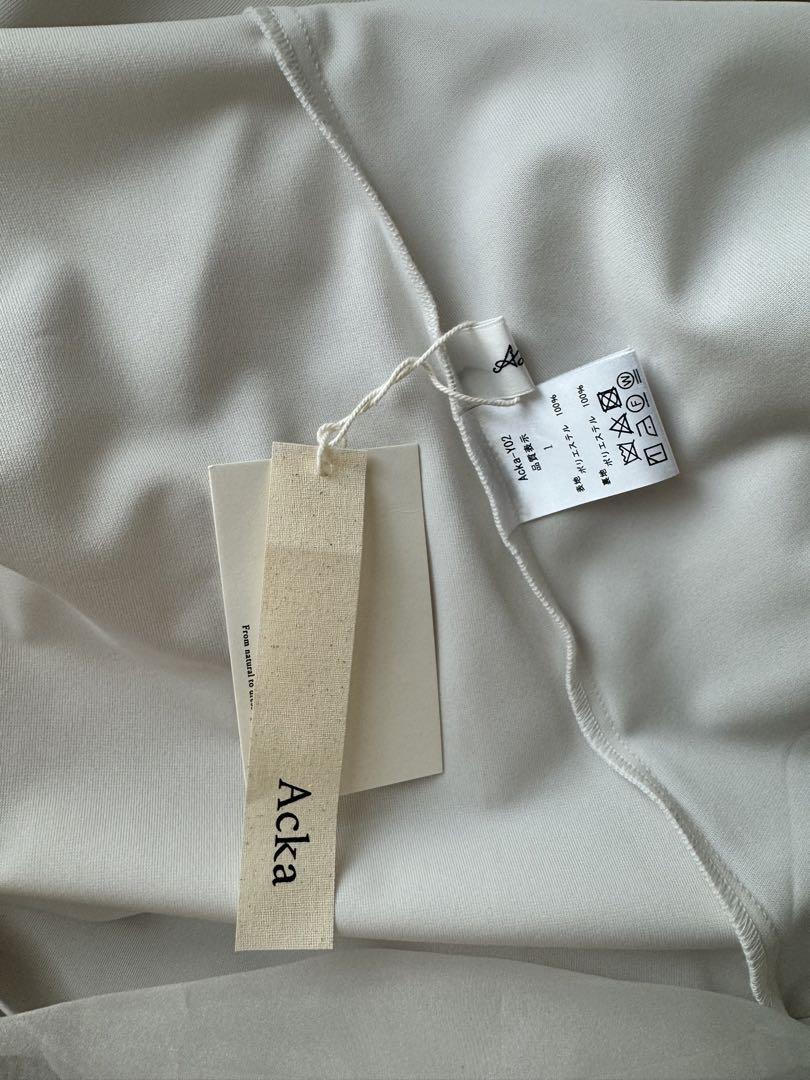 ワンピース Acka. sheer over one-piece