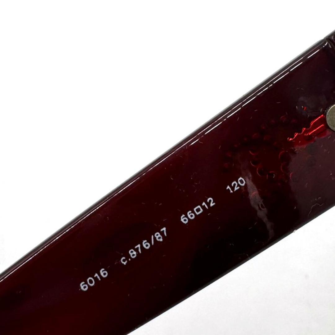 美品 CHANEL ココマーク×ラインストーン サングラス 赤黒 1005 美品 CHANEL ココマーク×ラインストーン サングラス 赤黒 1005