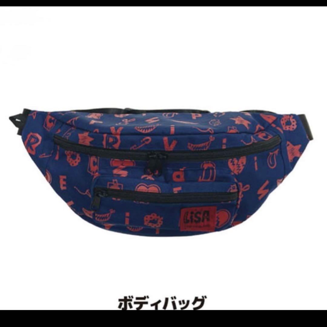ボディバッグ　LiSA リップサービス　グッズ