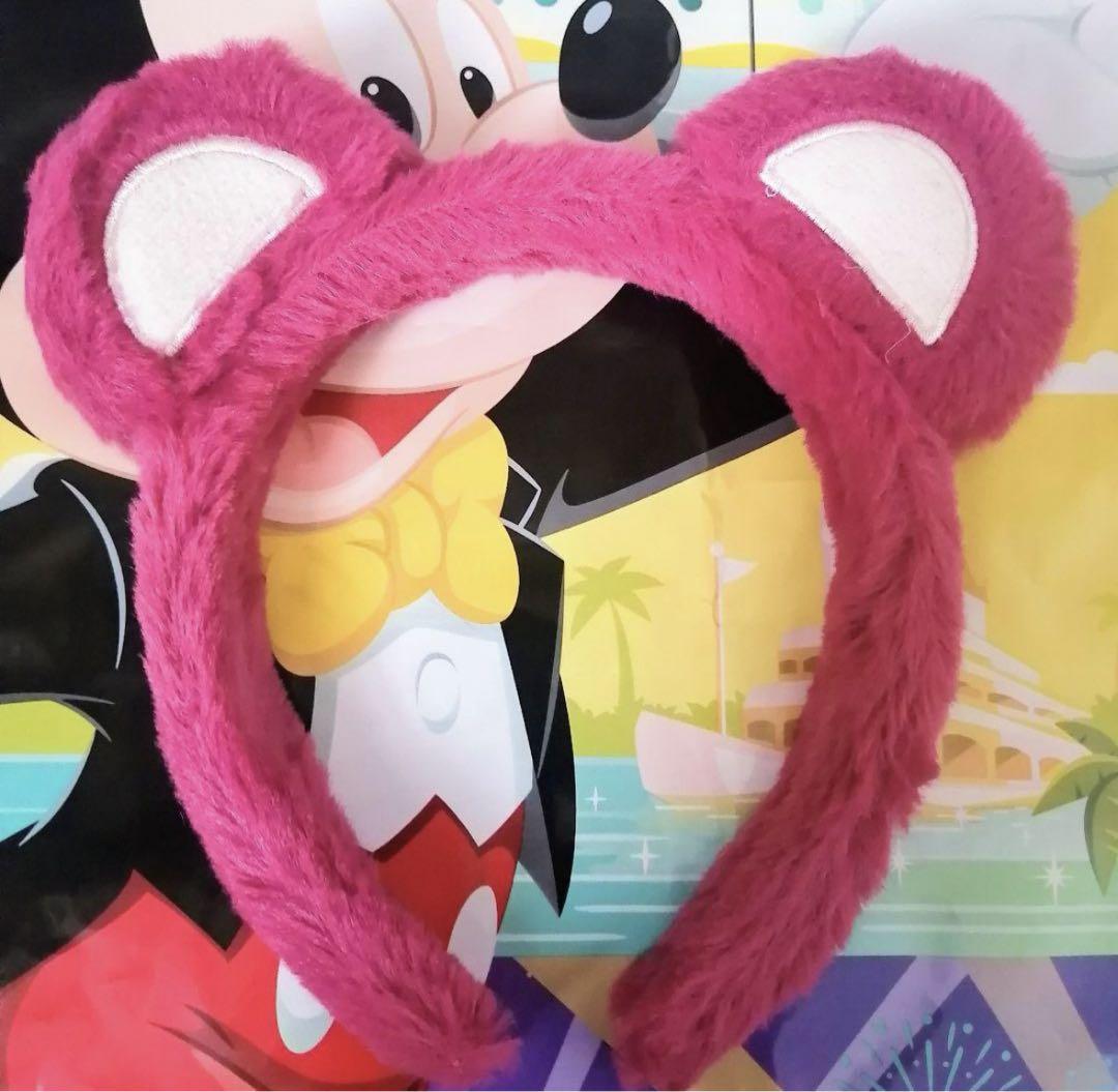 送料無料 お 2つセット ディズニーカチューシャ トイ ロッツォ ピンク キャラクターグッズ