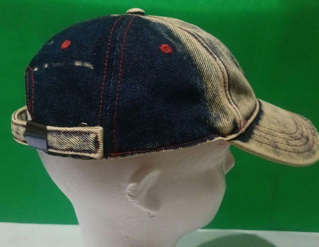 DIESEL ディーゼル デニムキャップロゴ　C-Seymon　ダメージ加工