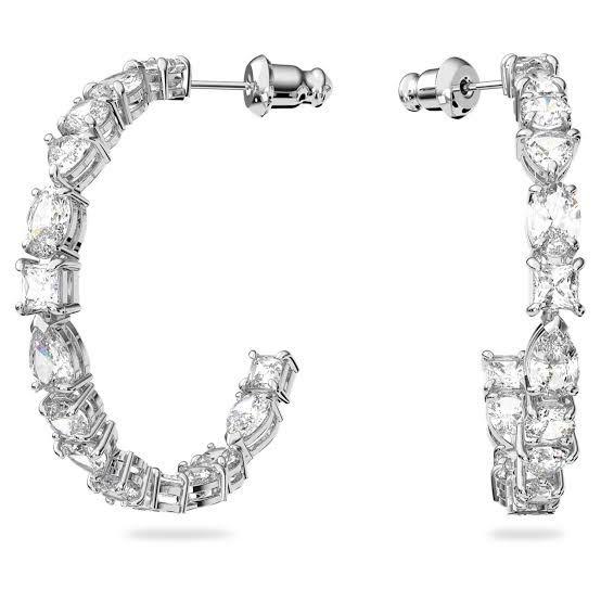 Tennis Deluxe フープピアス スワロフスキー SWAROVSKI