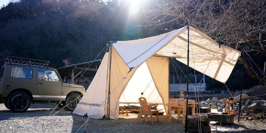 新品・未使用 YOKA CABIN キャンプテント YK-TN02 アイボリー