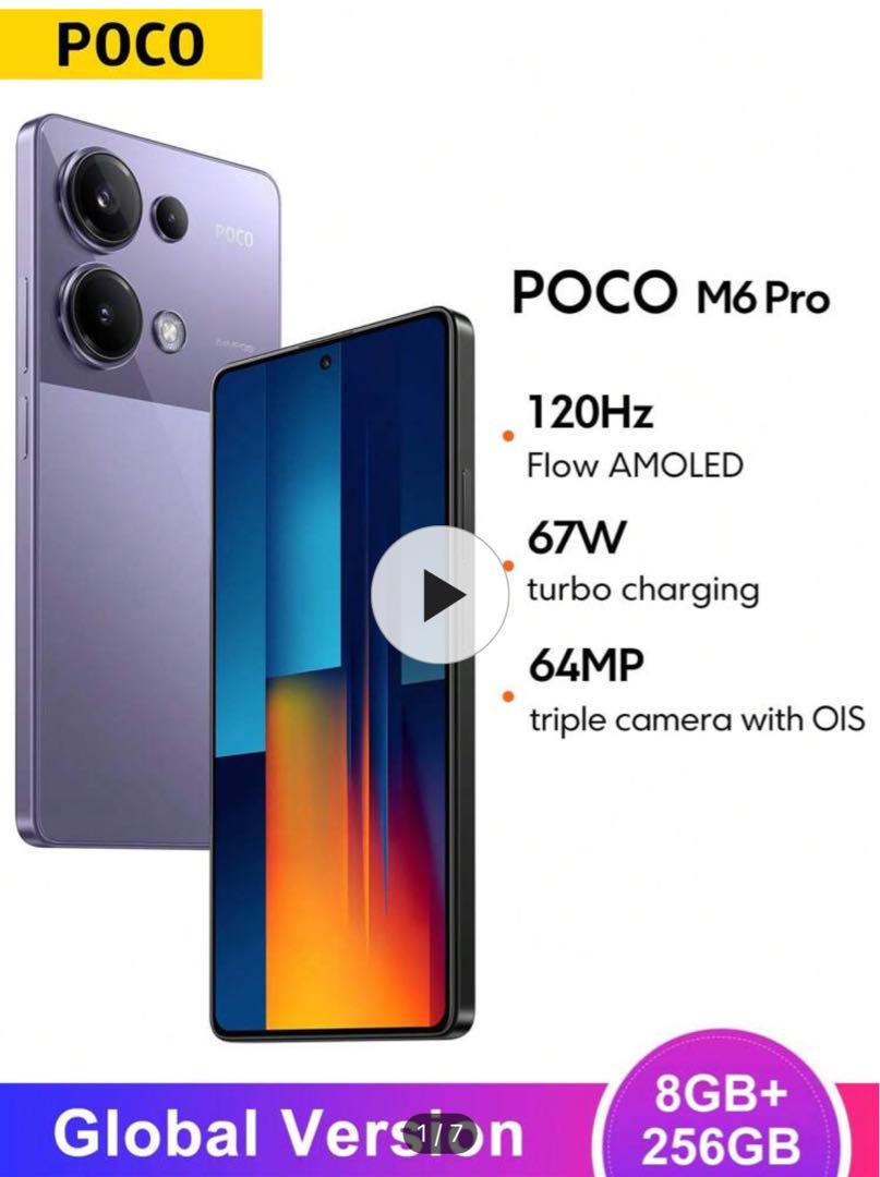 専用 ]POCO M6 Pro 本体 パープル 67W急速充電付き 新品 Amazon.com: Xiaomi Poco M6 Pro 4G LTE (512GB + 12GB) 64MP