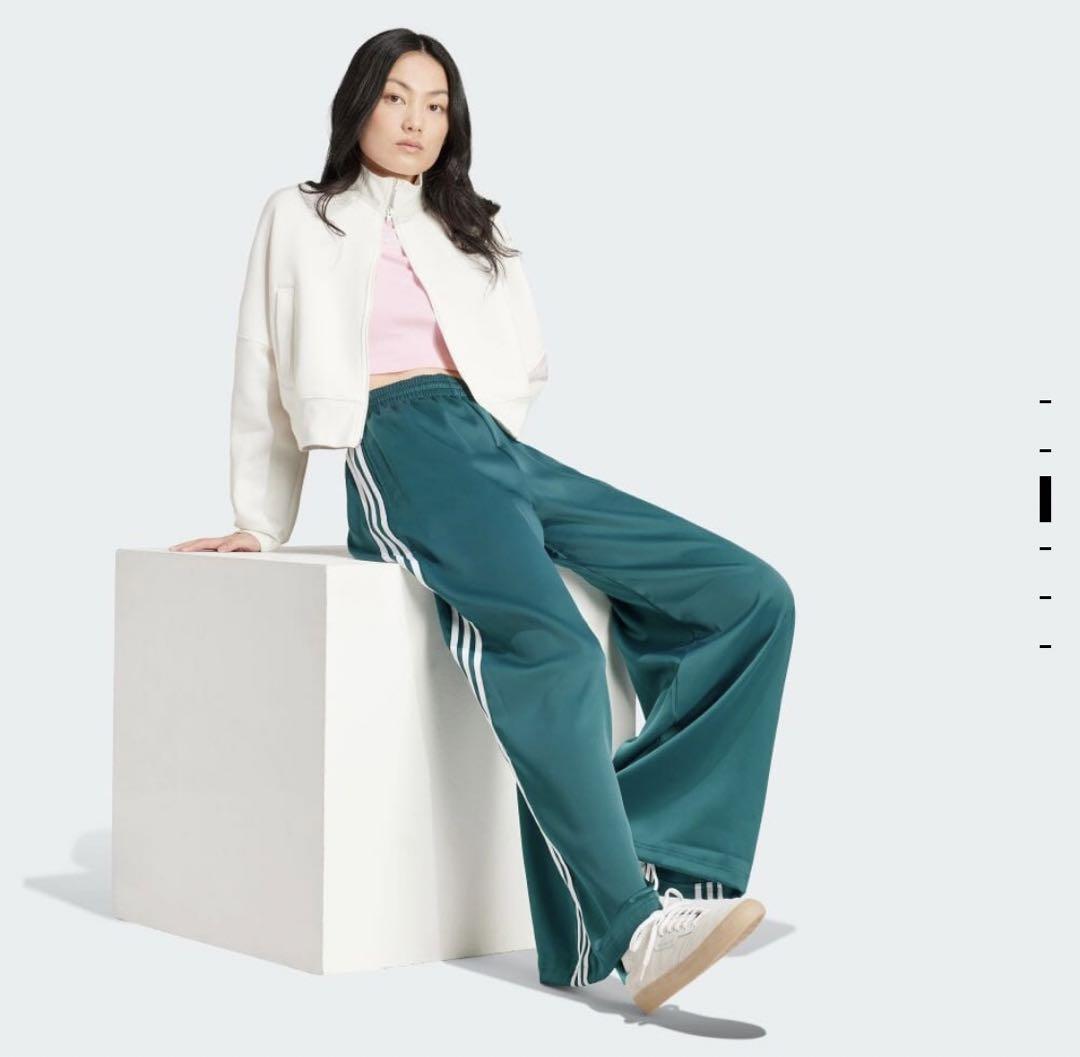希少！【新品】adidas originals サテンワイドレッグトラック