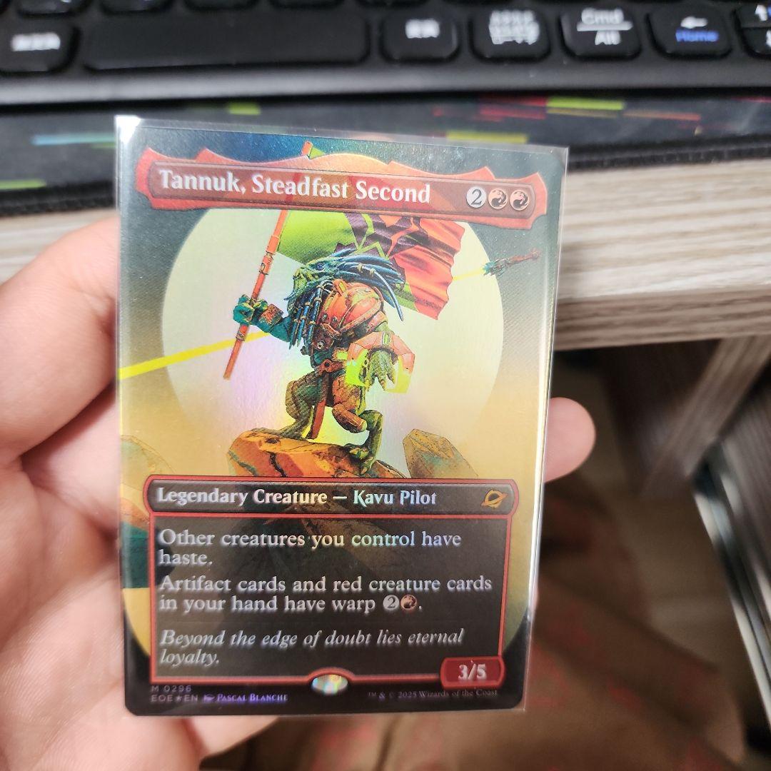 mtg 稀少 英語版 拡張 FOIL 不動の副司令官、タヌーク eoe