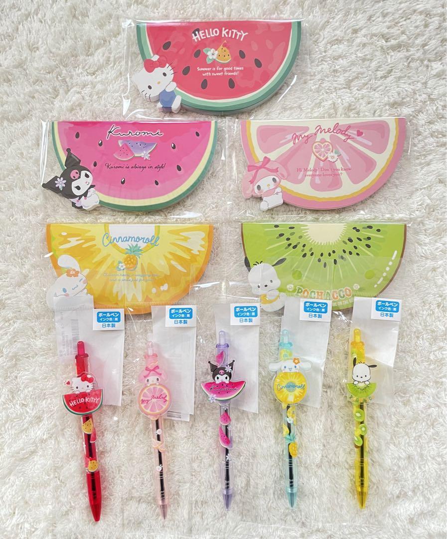 サンリオ フルーツ メモ ボールペン まとめ売り 新品