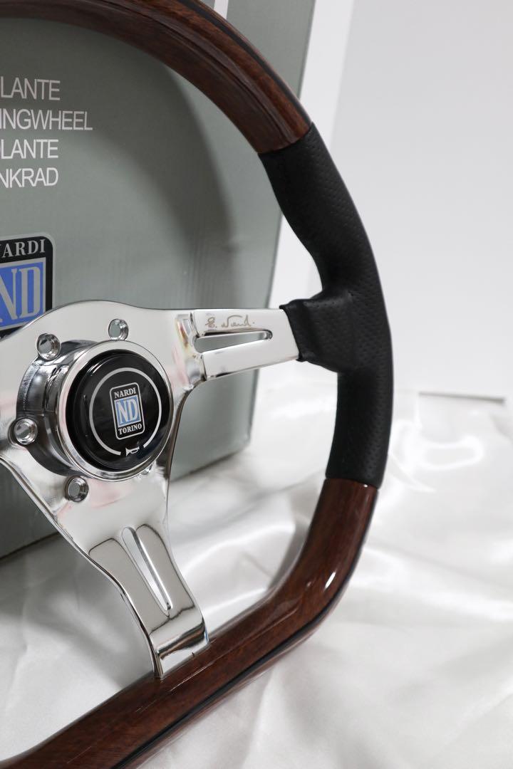 【本日限定価格】NARDI (ナルディ) D型 カリスタ 14インチウッド調