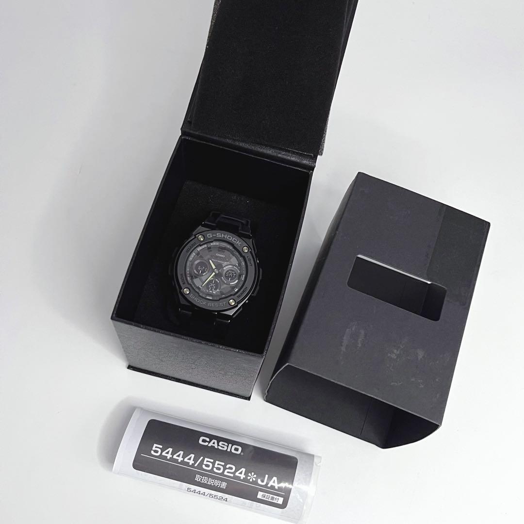 極美品G-SHOCK GST-W300G G-STEEL アナデジ タフソーラー