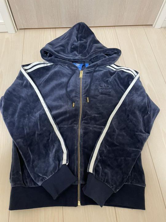 在庫即納 adidas XS ベロア生地 レディース jDrKV-m21412237775 アディダス セットアップ 格安HOT