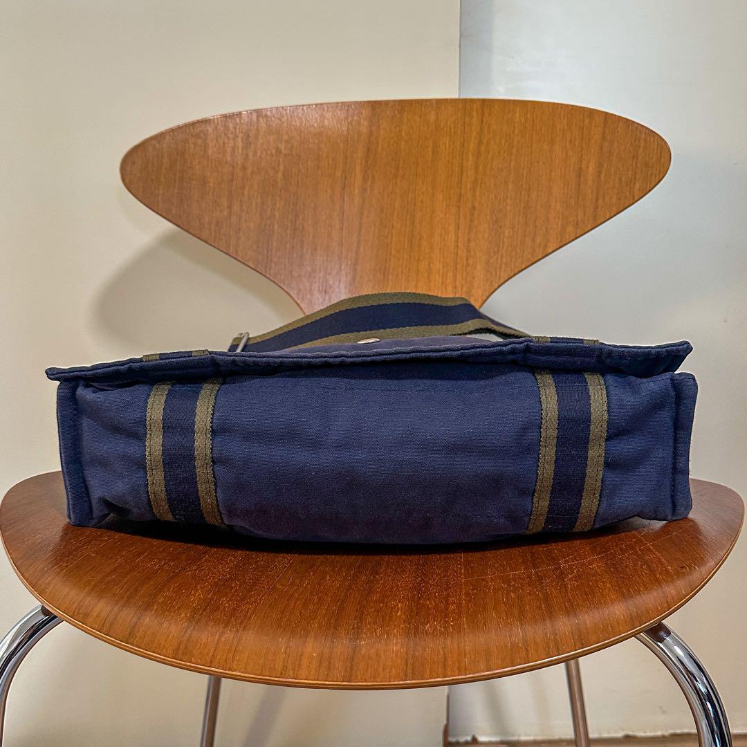 HERMES エルメス エールライン ショルダーバッグ キャンバス