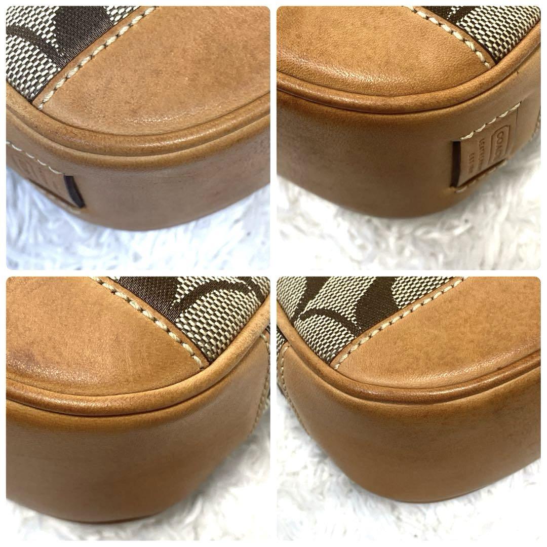 COACH コーチ アクセサリーポーチ ハンドバッグ シグネチャー