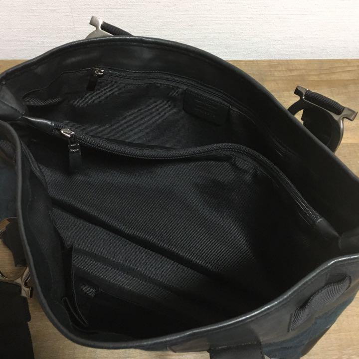 国産在庫 美品 ハンドバッグ ブラック 黒 QnGHs-m21416600348 フェラガモ Ferragamo レザー 最安値安い