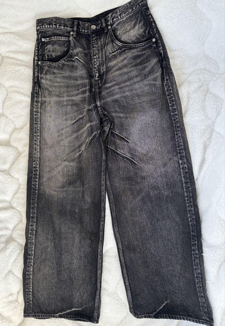 ハーフデニムmenes jaded london acne studios似 バギーデニム manes jaded london Acne Studios 似 - メルカリ