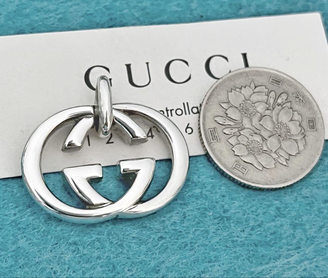 美品　GUCCI インターロッキングペンダント