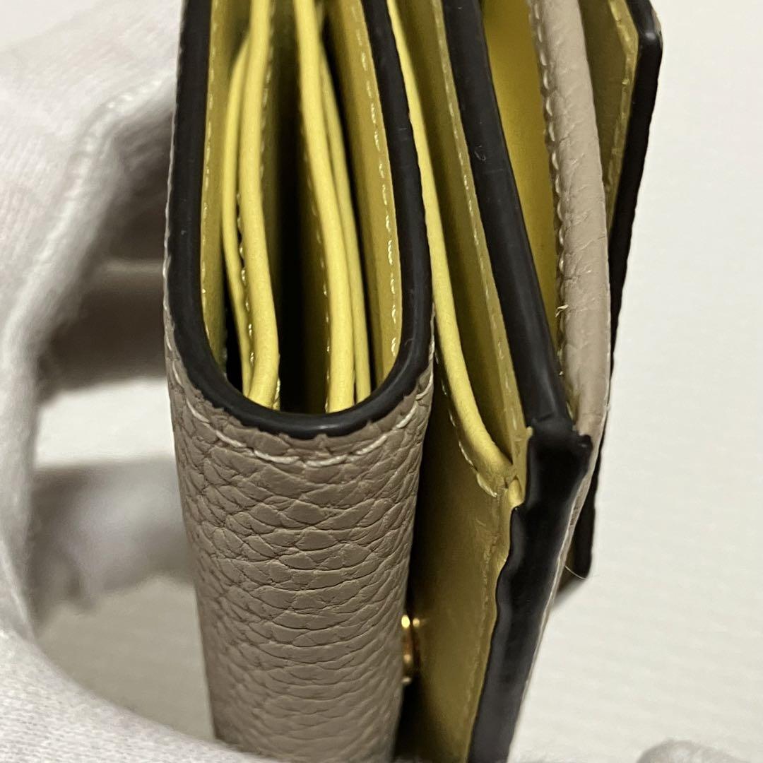 極美品　BONAVENTURA  スモールウォレット ノブレッサレザー　折り財布