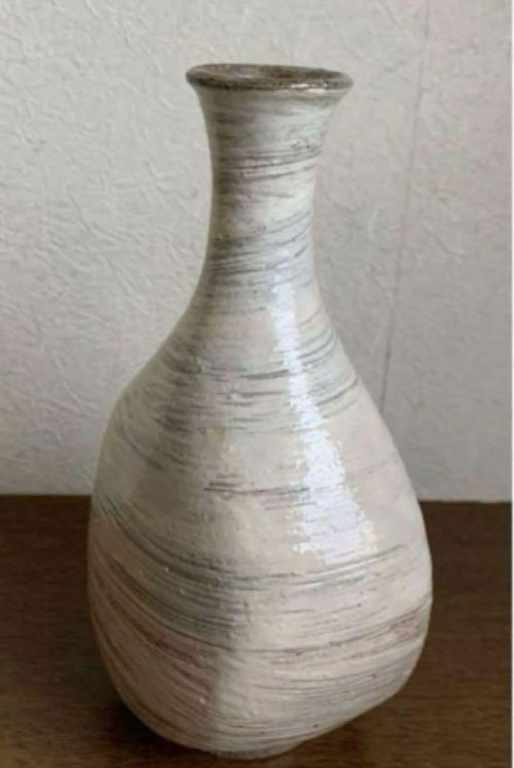 『刷毛目徳利』高麗陶磁器　陶元窯　朴冨元
