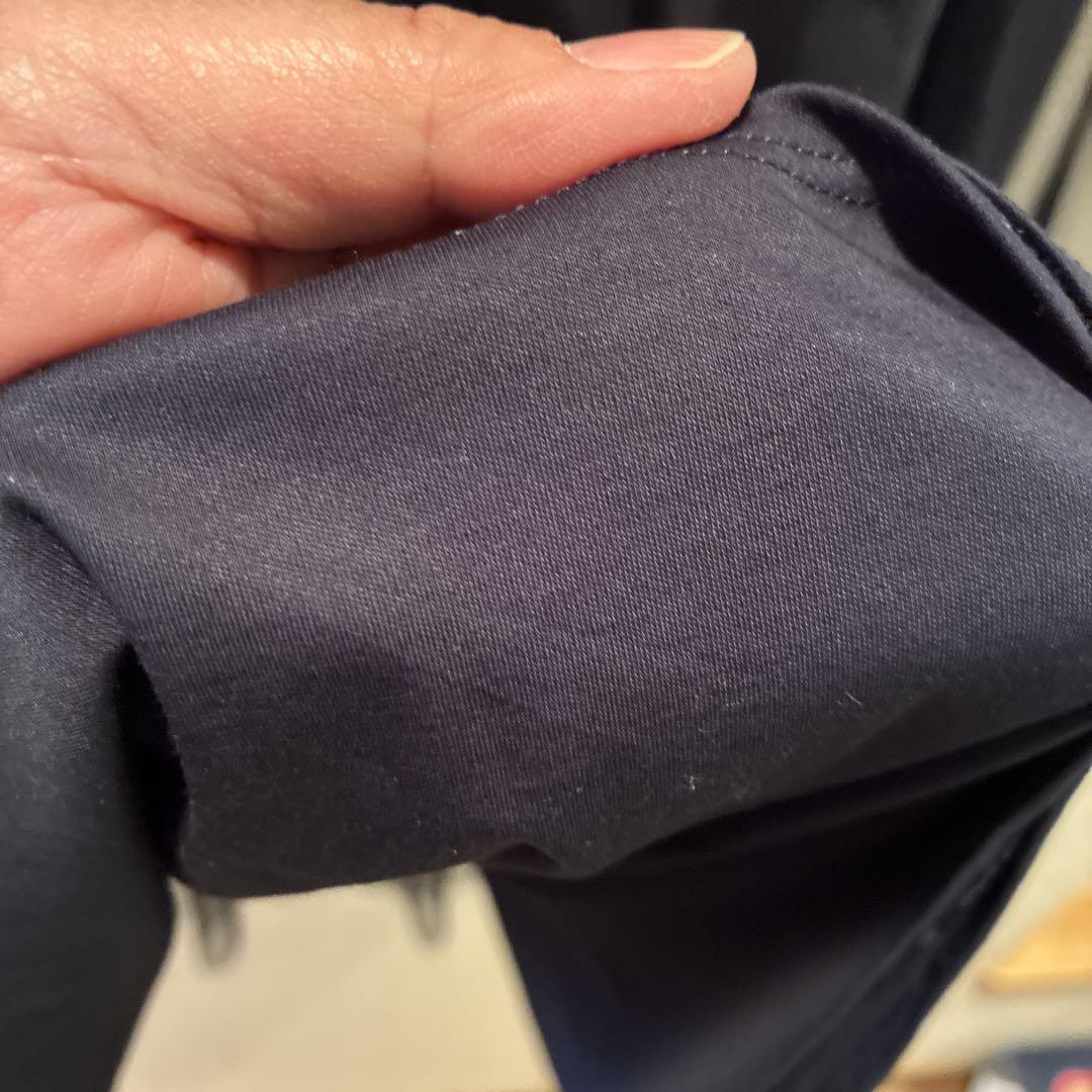 黒の半袖ロングシフォンワンピース　ゆったり　M-L 38 自由区