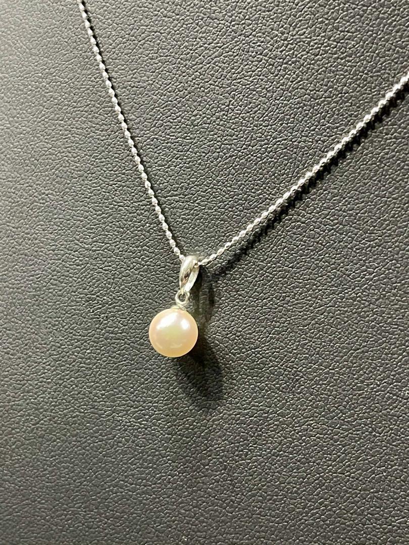 K18WG ネックレス & K14WG パール 真珠 ペンダント PEARL① K18WG ネックレス & K14WG パール 真珠 ペンダント PEARL①