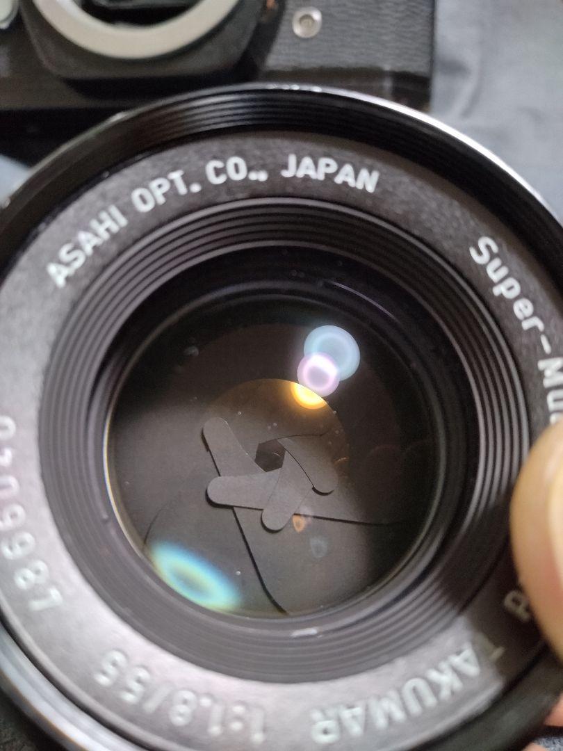 ペンタックス SPブラック＋S-M-Cタクマー 55ミリF1.8　動作品
