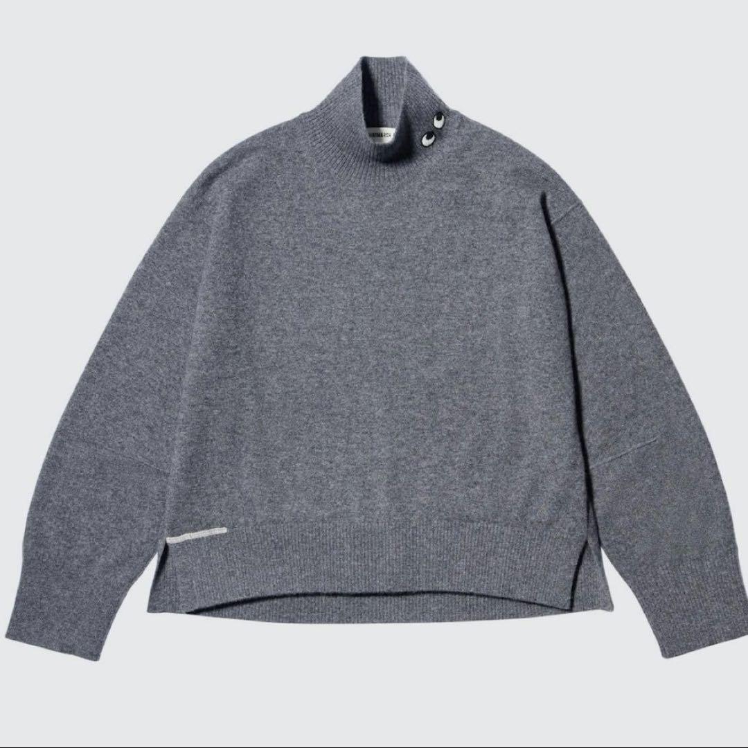UNIQLO×ANYA HINDMARCH グレー ニット カシミアセーター