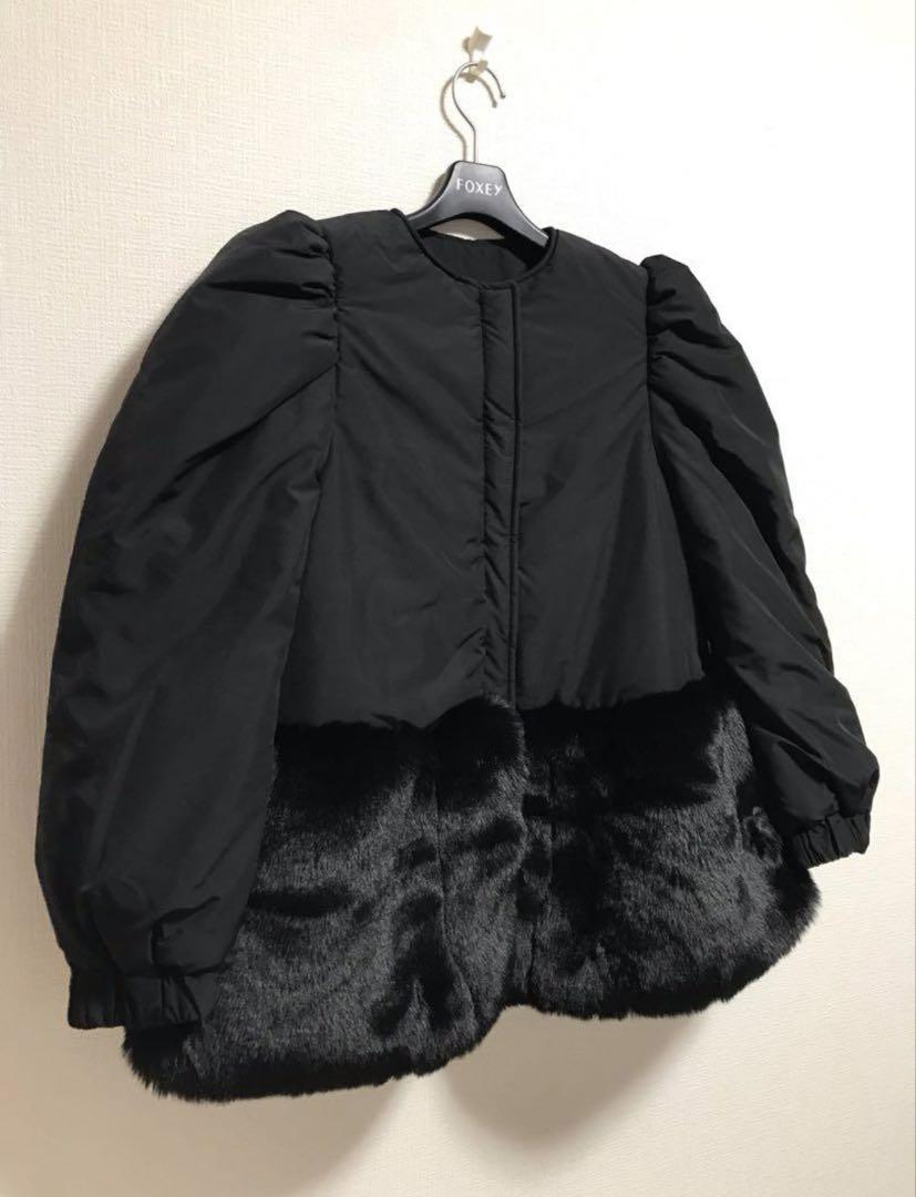 CELFORD エコファーコンビブルゾンコート　36