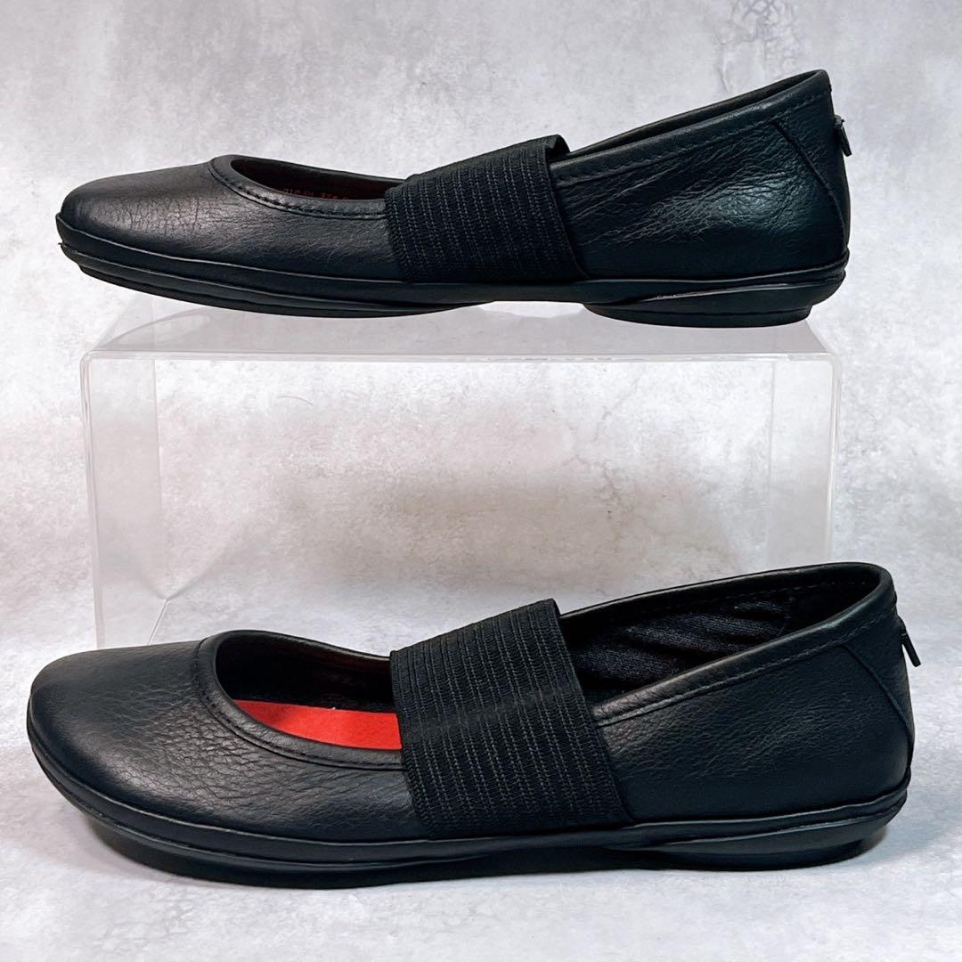 ☆新品☆【カンペール】ライトニナ (37) フラットシューズ　ストラップ　レザー
