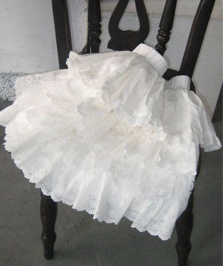 Floral cotton mini skirt