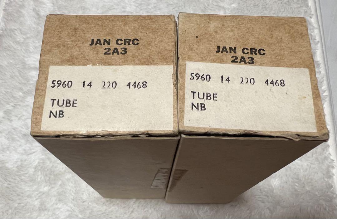 真空管 JAN RCA 2A3 新品 2本