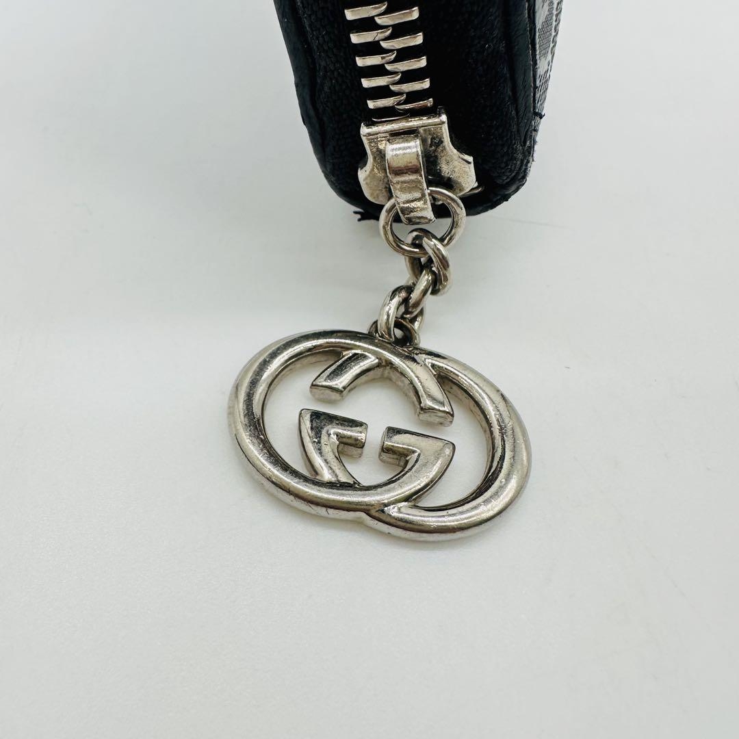 GUCCI GG インプリメ ラウンドファスナー ロング ウォレット 長財布